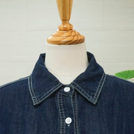 포켓청긴팔데님셔츠