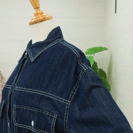 포켓청긴팔데님셔츠