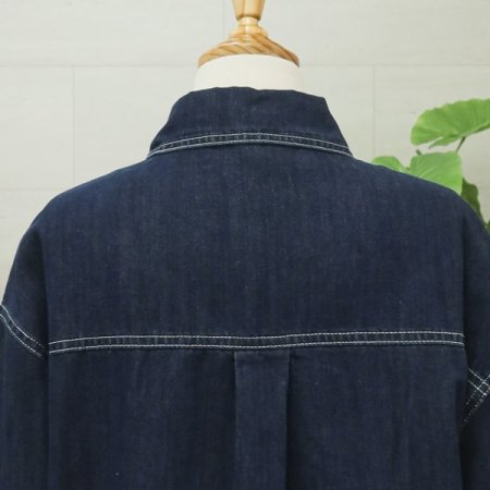 포켓청긴팔데님셔츠