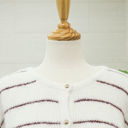 베어단가라긴팔가디건