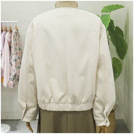 스웨이드밴딩긴팔자켓