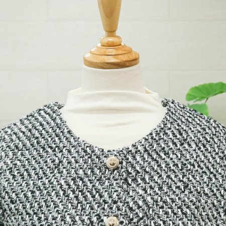 브엘라운드트위드자켓