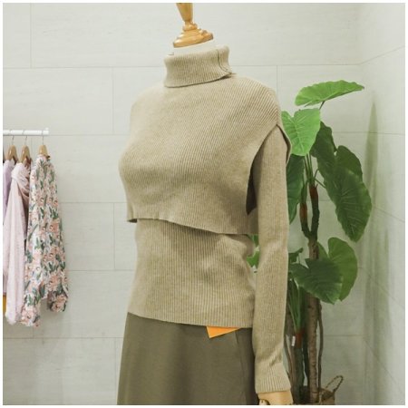 폴라워머세트긴팔니트