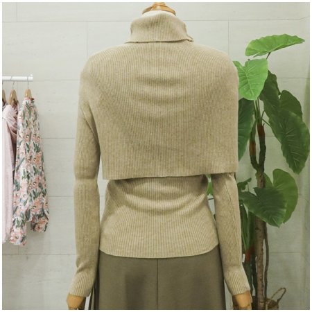 폴라워머세트긴팔니트