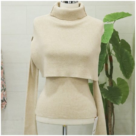 폴라워머세트긴팔니트