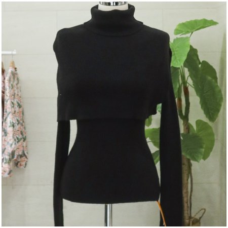 폴라워머세트긴팔니트