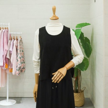 스웨이드민소매베스트