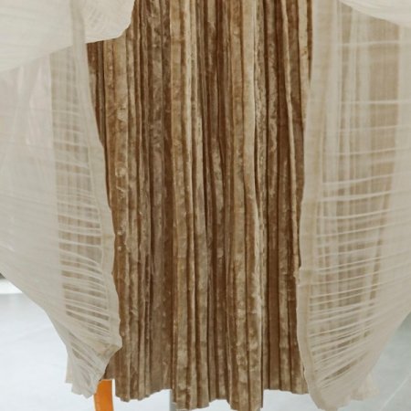 쉬폰벨벳플리츠스커트