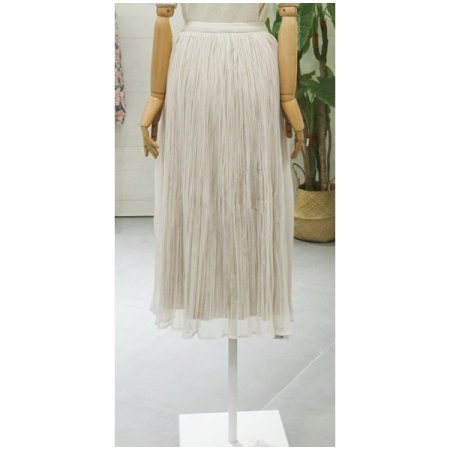 쉬폰벨벳플리츠스커트