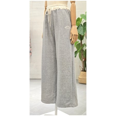 레이어드밴딩와이드팬츠