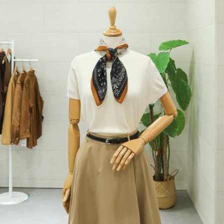 스카프세트반팔니트