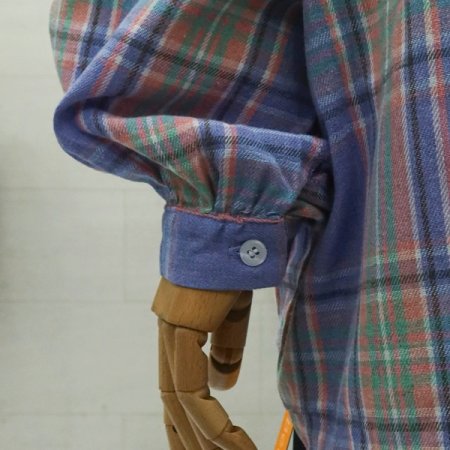 체크후드롱셔츠