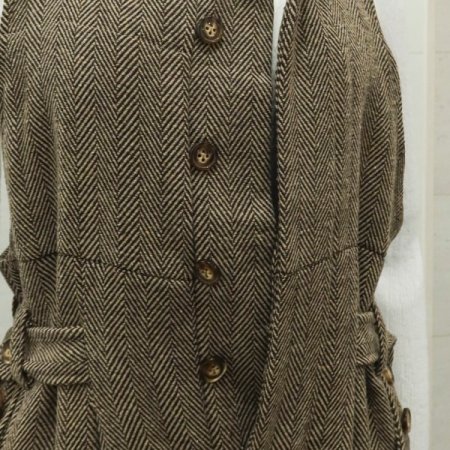 헤링본모직점프수트