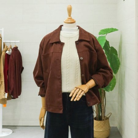 실리스웨이드자켓