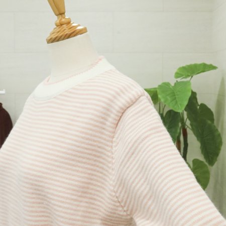 미엘단가라배색니트