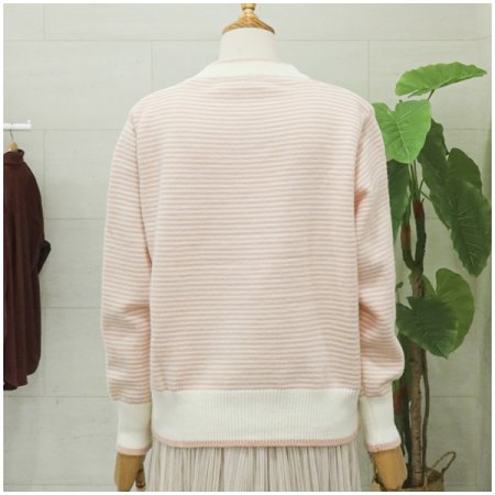 미엘단가라배색니트