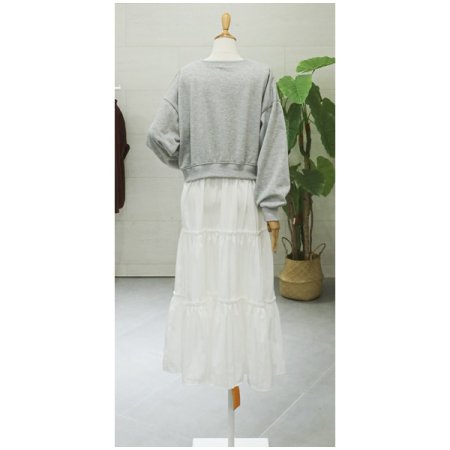 맨투맨프릴롱원피스