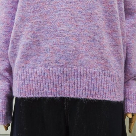 루즈핏보트넥긴팔니트