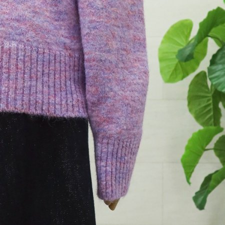 루즈핏보트넥긴팔니트