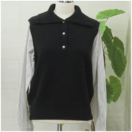 풀셔츠배색니트