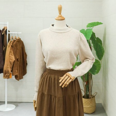 더블보트긴팔니트