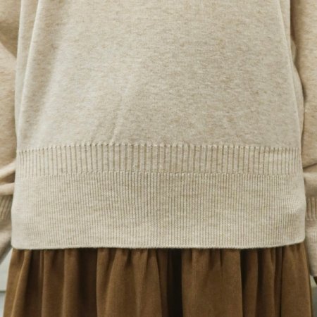 더블보트긴팔니트