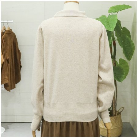 더블보트긴팔니트