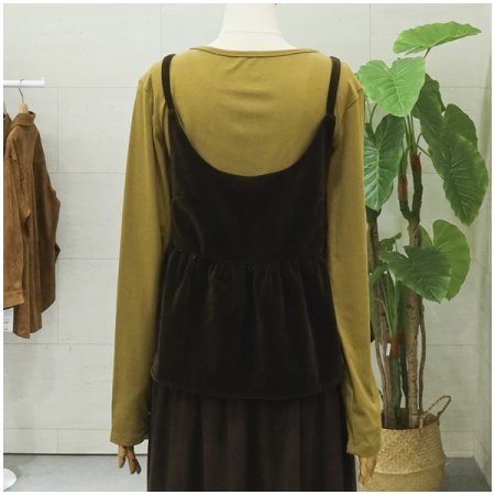 벨벳뷔스티에세트니트