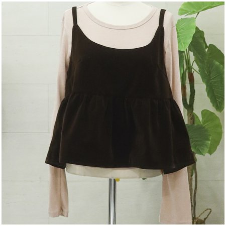 벨벳뷔스티에세트니트