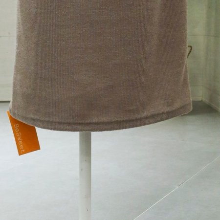 골드벨트배색원피스