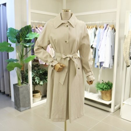 가죽트렌치코트