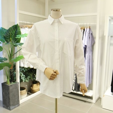 심플비비드셔츠블라우스