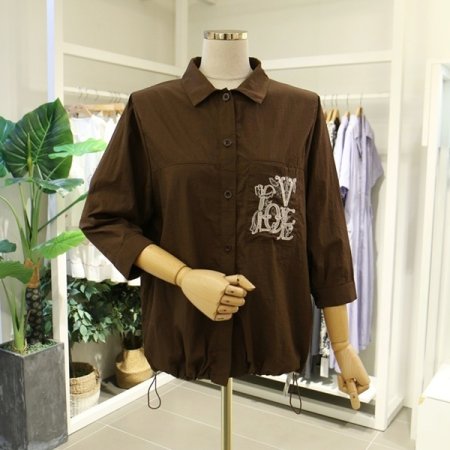 러브자수블라우스