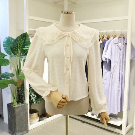 이중플랫블라우스