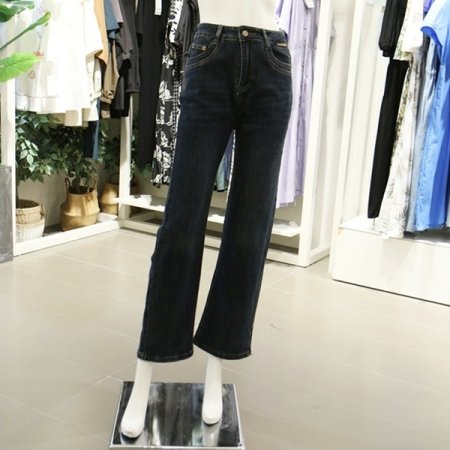 기본일자데님청바지