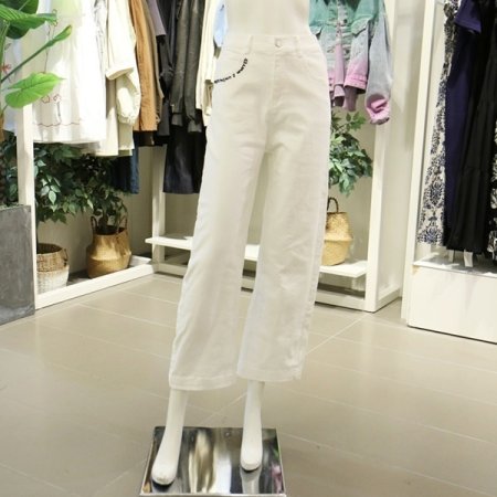 영문자수면스판팬츠