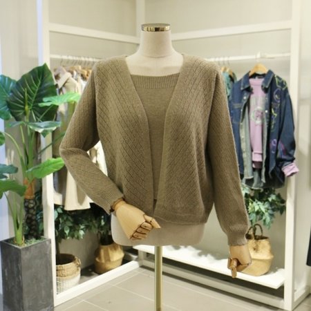 펀칭앙상블가디건세트