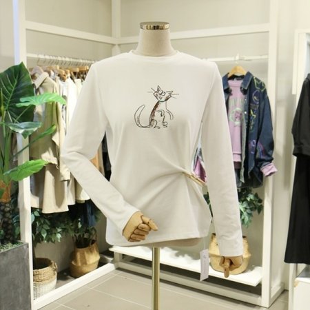 고양이베이직티셔츠