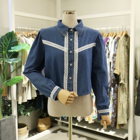 위더스데님블라우스