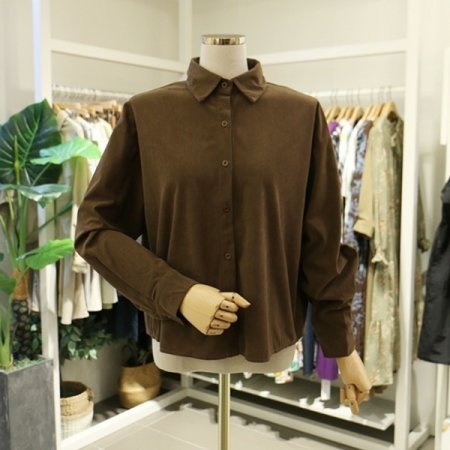 데일리코듀로이남방블라우스