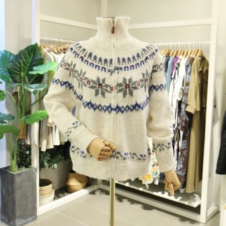 스노우집업가디건