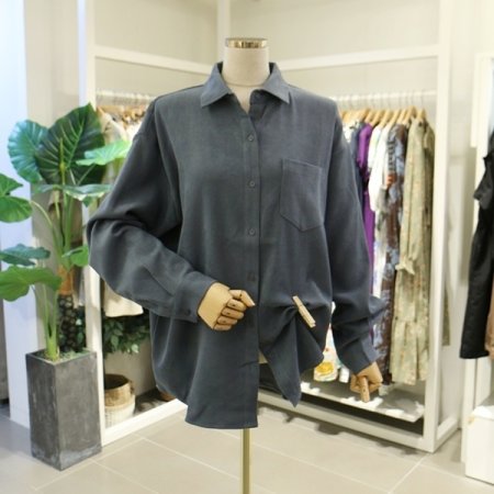 피치남방블라우스