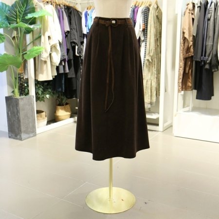 벨트코듀로이스커트