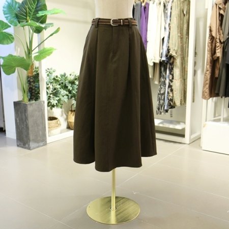 벨트스판플레어스커트