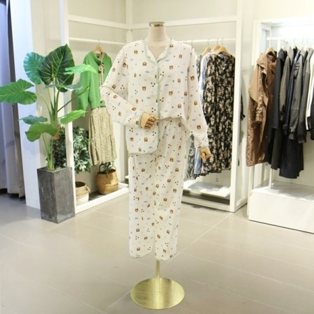 브라운곰가을잠옷세트