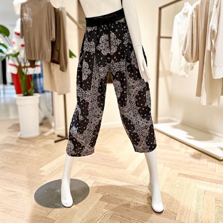 페이즐리 패턴 쿨 팬츠