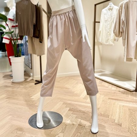 허리 밴딩 배기 팬츠