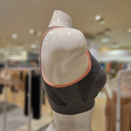 컬러배색 매쉬 캡 스포츠 브라