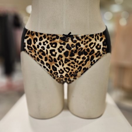 레오파드 햄라인 팬티
