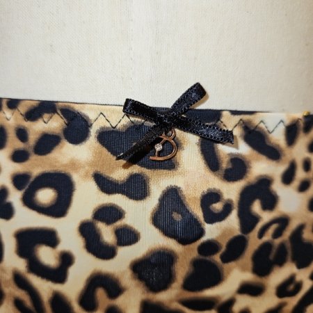 레오파드 햄라인 팬티